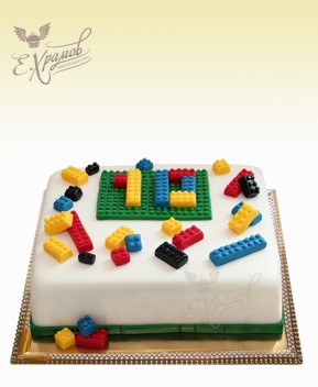 Торт Лего на 10 лет