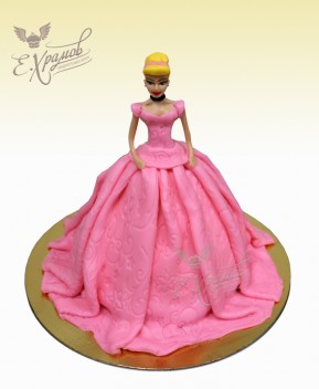 Торт Принцесса в розовом