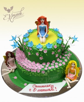 Торт с Принцессами