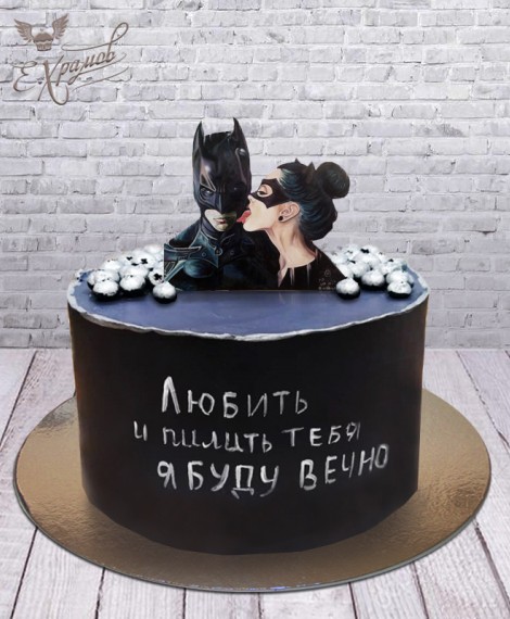Торт Бэтмен и Кошка