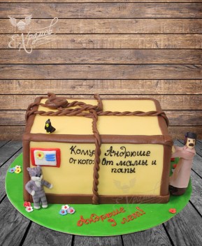Торт Ящик из Простоквашино