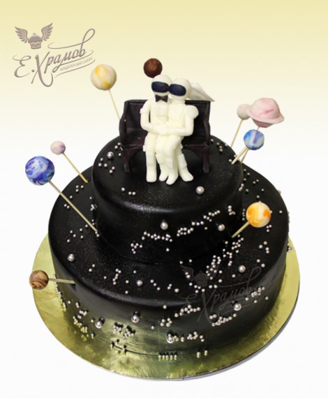Торт Свадьба космонавтов