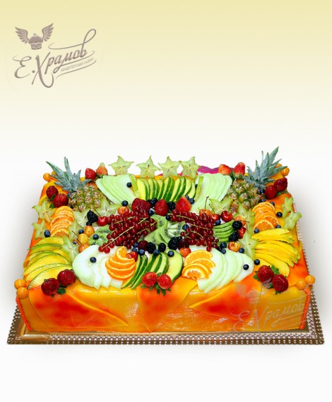 Постный торт Тропик