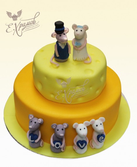 Торт Свадьба Мышек