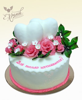 Свадебный торт  Hearts